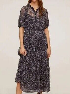 Mango Summer dress flowers size S
